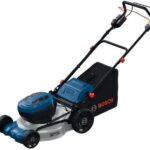 Bosch Pro selbstfahrender Akku-Rasenmäher Gra18v2-46sp (Schnittbreite: 46 cm, Schnitthöhe: 30-70 mm, 60 l Stoff-Grasfangkorb, Mulchstopfen, ohne Akku)