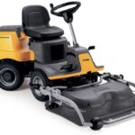 Stiga Park 300 LC Frontmäher Aufsitzrasenmäher mit 414 cc Benzinmotor, 85 cm Combi QuickFlip Mähdeck, Knicklenkung, Hydrostatgetriebe
