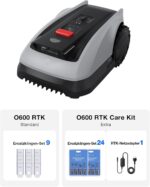 ECOVACS Goat O600 RTK Care Kit Mähroboter Ohne Begrenzungskabel, 600 m², RTK+Vision-Navigation, Rasenmähroboter, KI-Hindernisvermeidung, App – Bild 2