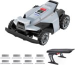 Segway Navimow X420 Mähroboter mit Garage X + 8 Sätze Klinge (separater Versand), für 2000 ㎡, Zero-Turn AWD für 84% Steigungen, Nrtk + 360° Vision +