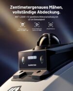 MAMMOTION Yuka mini 2 800 LiDAR Mähroboter ohne Begrenzungskabel für 800m², ohne RTK, 360°3D LiDAR+ KI-Vision,Große RWD für 45% Steigungen, – Bild 3