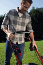 Einhell Akku-Rasenmäher GP-cm 36/47 S HW Li Kit Power X-Change (36 V, 47 cm Schnittbreite, bis 700 m², Brushless, Radantrieb, 75 L Fangkorb, inkl. 4X – Bild 5