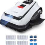ECOVACS GOAT A1600 LiDAR PRO Care Kit Mähroboter ohne Begrenzungskabel, 1.600 m², 360° Dual-LiDAR-Navigation, automatische Kartierung,