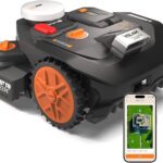 WORX Landroid Vision Cloud WR306E 2WD Mähroboter ohne Begrenzungskabel für 600 m² (KI-Hinderniserkennung, Vslam+ RTK Cloud Navigation, Auto-Mapping,