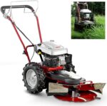 Hecht Benzin-Kreiselmäher 5060 Wiesen-Mäher Kreisel Rasenmäher Rund-Sichel-Mäher (Motorleistung: 4,4 kW (6 PS) Messerscheibe 60 cm Ø, inkl.