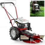 Hecht Benzin-Kreiselmäher 5060 Wiesen-Mäher Kreisel Rasenmäher Rund-Sichel-Mäher (Motorleistung: 4,4 kW (6 PS) Messerscheibe 60 cm Ø, inkl.