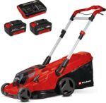Einhell Akku-Rasenmäher RASARRO 36/42 Kit Power X-Change (36 V, 42 cm Schnittbreite, bis 550 m², Brushless, Mulchfunktion, 50L Fangkorb, inkl. 2X 4,0