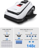 ECOVACS GOAT A1600 LiDAR PRO Care Kit Mähroboter ohne Begrenzungskabel, 1.600 m², 360° Dual-LiDAR-Navigation, automatische Kartierung, – Bild 2