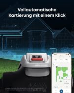 eufy E15 Mähroboter ohne Begrenzungskabel, Garten bis 800m², Keine Signalausfälle, Kein RTK, TrueVision Technologie, Smart-Navigation, – Bild 5
