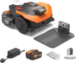 Worx Landroid Vision Cloud WR312E 2WD Mähroboter mit Garage, kabelloser Rasenmähroboter für bis zu 1.200 m², (KI-Hinderniserkennung, Vslam + – Bild 2