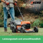 Echo Akku Rasenmäher DLM-310/46 inkl. 2× 40 V Li‑Ion Akkus – 46 cm Schnittbreite – Kabelloser 3‑in‑1 Rasenmäher – Mulchen, Fangen, Seitenauswurf – – Bild 4