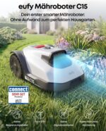 eufy C15 Mähroboter ohne Begrenzungskabel mit Garage, bis 500m², TrueVision, ohne RTK, Keine Signalprobleme, Auto-Kartierung, sicher für Igel, – Bild 2