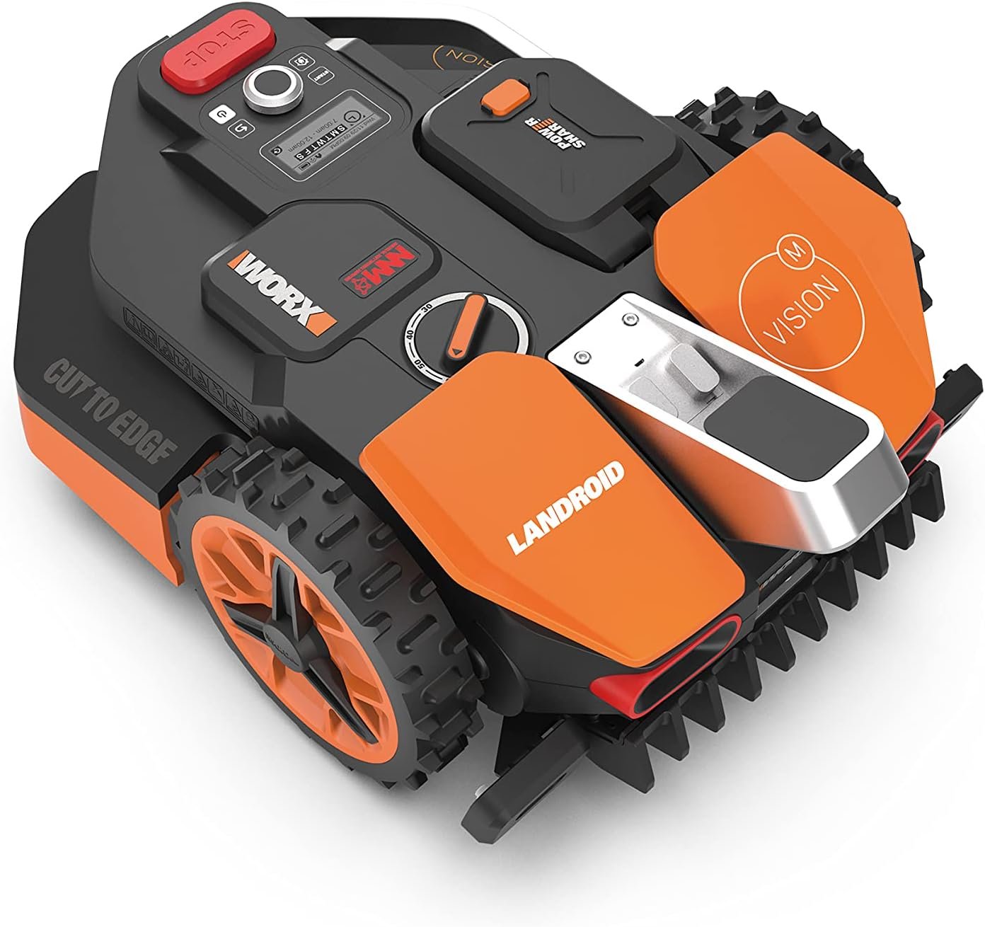 71ivQwmqZNL._AC_SL1500_.jpg WORX Landroid Vision M800 WR208E.1 - Mähroboter ohne Begrenzungskabel für Gärten bis 800m², AI Rasenmäher Roboter (wlan & Bluetooth, aktive – Bild 1