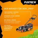 Fuxtec 4in1 Benzin Rasenmäher FX-RM5196eSPRO mit E-Start und regulierbarem Selbstantrieb, Gartenmäher inkl. Frontstoßstange, 51 cm Schnittbreite, – Bild 5