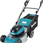 Makita Dlm466pt2 Akku-Rasenmäher 2x18V / 5,0 Ah, 2 Akkus + Doppelladegerät