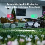 Sunseeker V1+Garage, Mähroboter ohne Begrenzungskabel, 300 m² für Kleine Gärten, Vision AI Intelligente Navigation, Rasenroboter mit EIN-klick-Mähen, – Bild 4