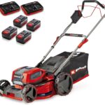 Einhell Akku-Rasenmäher GP-cm 36/47 S Li BL Kit Power X-Change (36 V, 47 cm Schnittbreite, bis 700 m², Brushless, 65 L Fangkorb, Radantrieb, inkl. 4X