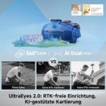 Mova ViAX 500 Mähroboter Ohne Begrenzungskabel, Empf. 500 m², KI-gestützte Kartierung, 360°-LiDAR & Dual-KI-Vision, Intelligente – Bild 2