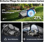 Sunseeker V1+Garage, Mähroboter ohne Begrenzungskabel, 300 m² für Kleine Gärten, Vision AI Intelligente Navigation, Rasenroboter mit EIN-klick-Mähen, – Bild 5