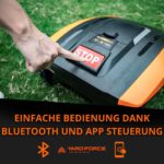 Yard Force Mähroboter EasyMow 260B – 20V Power für Gärten bis 260m² | Bluetooth App-Steuerung, Kantenmodus & 30% Steigung, Ideal für Reihenhäuser – Bild 5