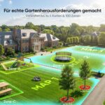 Sunseeker S4 Mähroboter ohne Begrenzungskabel 1000㎡, 360° 3D LiDAR, KI Auto Kartierung, Setup-frei Rasenmäher Roboter, App-Steuerung, 42% Steigung – Bild 5