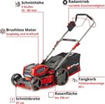 Einhell Akku-Rasenmäher GP-cm 36/47 S Li BL Kit Power X-Change (36 V, 47 cm Schnittbreite, bis 700 m², Brushless, 65 L Fangkorb, Radantrieb, inkl. 4X – Bild 3
