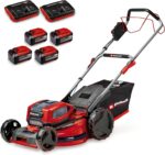 Einhell Akku-Rasenmäher GP-cm 36/52 S Li BL Kit Power X-Change (36 V, 52 cm Schnittbreite, bis 1200 m², Brushless, 65 L Fangkorb, Radantrieb, inkl.