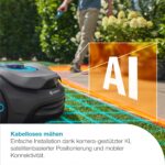 Gardena smart Sileno Sense 600 m² Mähroboter: Technologie ohne Begrenzungskabel, Mähen mit KI, Eingebaute Kamera (19942-20) – Bild 3