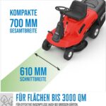 Güde 95451 Aufsitzrasenmäher GAR 601 (4-Takt Power Engine, 150 L Fangsack, 5-fache zentrale Schnitthöhenverstellung) – Bild 4