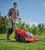 Einhell Akku-Rasenmäher RASARRO 36/42 Kit Power X-Change (36 V, 42 cm Schnittbreite, bis 550 m², Brushless, Mulchfunktion, 50L Fangkorb, inkl. 2X 4,0 – Bild 3