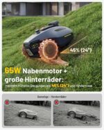 MAMMOTION Yuka mini 2 500 Mähroboter ohne Begrenzungskabel, Garten bis 500m², Kein RTK, Kein Signalabbruch, KI TrueVision-Navigation, – Bild 5