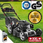 BRAST Benzin Rasenmäher mit Antrieb | 5,2kW (7PS) | 55cm Schnittbreite | viele Modelle | TÜV | 30-80mm Schnitthöhe | 60L Fangkorb | 4 Takt OHV Motor – Bild 2