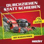 Hecht 5-IN-1 Benzin Rasenmäher – leistungsstarker 4 Takt Eco Motor 4,4 kW (6,0 PS) – Seilzug Starter – mit 53 cm Schnittbreite – 75 l Fangkorb – – Bild 3