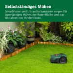 Bosch Akku-Mähroboter Visimow18v-100 (für Rasenflächen bis 100 m², Schnittbreite: 16 cm, Schnitthöhe: 20-60 mm, mit Ersatzmessern, inkl. Akku und – Bild 5