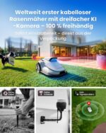 TerraMow V600 Mähroboter ohne Begrenzungskabel mit Garage, Tri-AI Vision-Technologie ohne Kabel-/RTK-Signalprobleme, DropMow automatische Kartierung – Bild 2