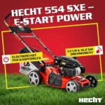 Hecht 5-IN-1 Benzin Rasenmäher – leistungsstarker 4 Takt Eco Motor 4,4 kW (6,0 PS) – Elektrostart – 53 cm Schnittbreite – 75 l Fangkorb – Radantrieb – Bild 2