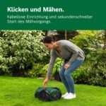 Bosch Akku-Mähroboter Visimow18v-100 (für Rasenflächen bis 100 m², Schnittbreite: 16 cm, Schnitthöhe: 20-60 mm, mit Ersatzmessern, inkl. Akku und – Bild 4