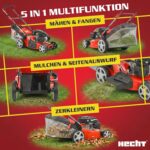 Hecht 5-IN-1 Benzin Rasenmäher – leistungsstarker 4 Takt Eco Motor 4,4 kW (6,0 PS) – Seilzug Starter – mit 53 cm Schnittbreite – 75 l Fangkorb – – Bild 4