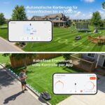 Sunseeker S4 Mähroboter ohne Begrenzungskabel 1000㎡, 360° 3D LiDAR, KI Auto Kartierung, Setup-frei Rasenmäher Roboter, App-Steuerung, 42% Steigung – Bild 3