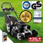 BRAST Benzin Rasenmäher mit Antrieb | 5,2kW (7PS) | 55cm Schnittbreite | viele Modelle | TÜV | 30-80mm Schnitthöhe | 60L Fangkorb | 4 Takt OHV Motor – Bild 2