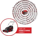 Einhell Akku-Rasenmäher GE-cm 43 Li M Kit Power X-Change (36V, 43 cm Schnittbreite, bis 600 m², Brushless, Mulch-Kit, 63L Fangkorb, 25-75 mm – Bild 2