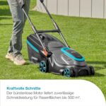 Gardena Akku-Rasenmäher PowerMax 37/36V P4A Ready-to-Use Set: 37 cm Schnittbreite, 45 l Fangkorb, Ergonomisch, Höhenverstellung, Kabellos (14638-20) – Bild 2