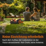 WORX Landroid Vision M800 WR208E.1 - Mähroboter ohne Begrenzungskabel für Gärten bis 800m², AI Rasenmäher Roboter (wlan & Bluetooth, aktive – Bild 2