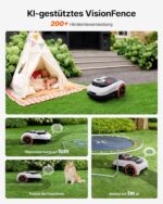 Segway Navimow i208 LiDAR + Garage M, Mähroboter ohne Begrenzungskabel für 800 m², bis 45% Steigung, Solid-State LiDAR + Vision, Auto. Kartieren, – Bild 5