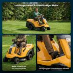 Stiga Combi 372 Aufsitzmäher, 414 cc, 72 cm, 170 L – Hydrostatisches Getriebe, Mulchfunktion – Rasenflächen bis 2.500 m² – Bild 4