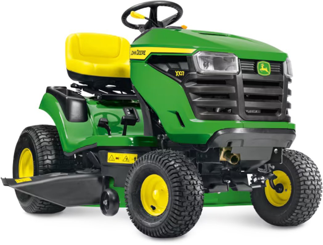 John_Deere_X107_20250212_67329cc7-7ca8-4c9e-9295-9d4c9c289cc0.jpg John Deere X107 Aufsitzmäher – Bild 1